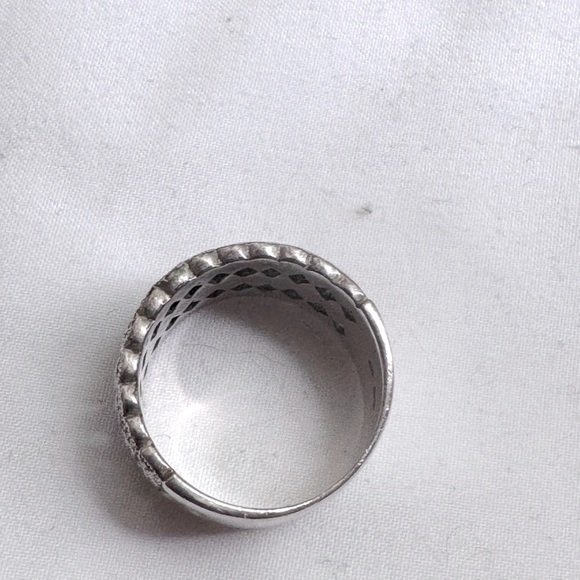 💍 Stunning Vintage Boho Chic Weaved .925 Sterling Silver Weaved Celtic Ring - Picture 15 of 16